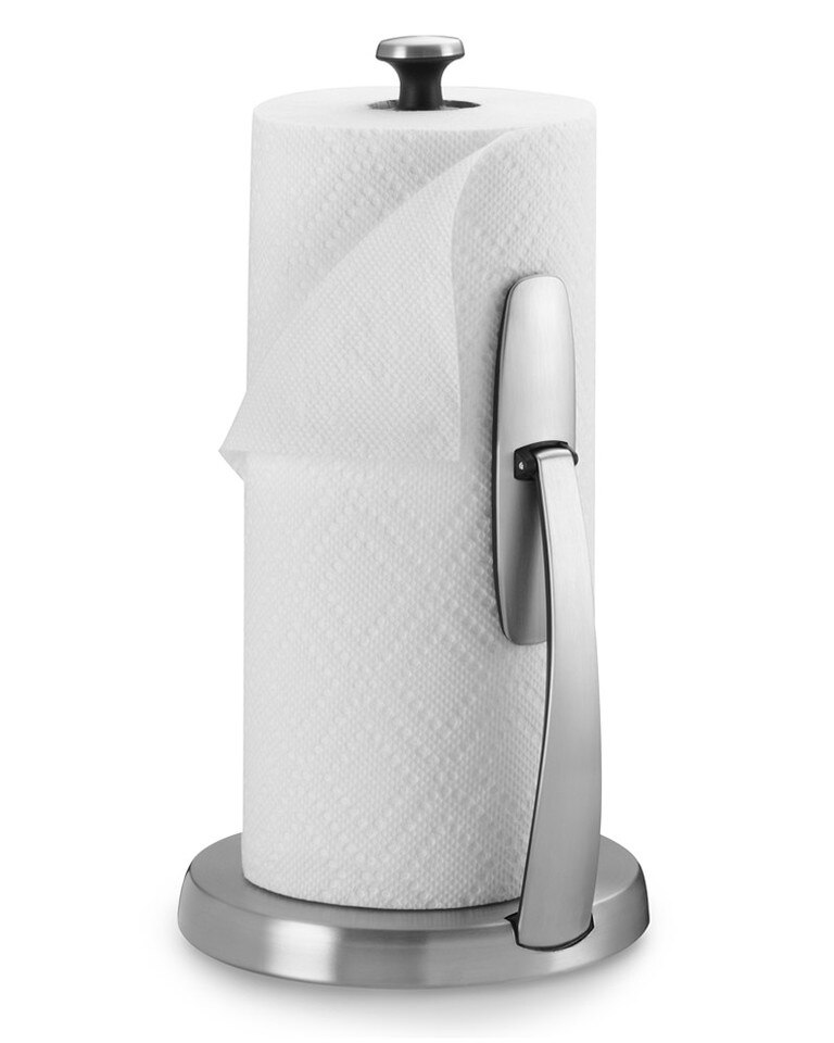 OXO Paper Towel Holder, Brushed StainlessSteel Williams Sonoma AU